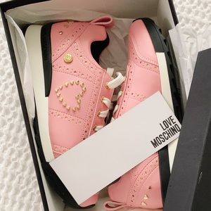 Original designer Moschino Pink shoes